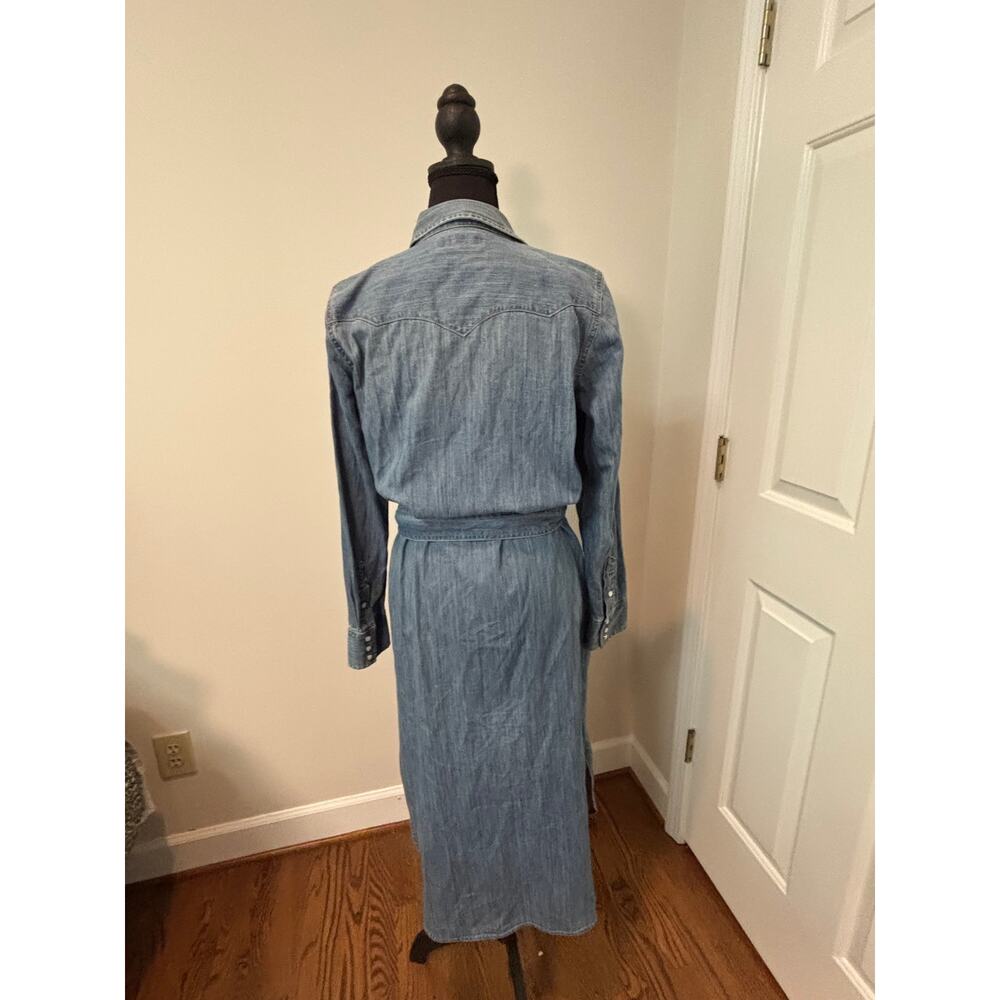 Ralph Lauren Western Denim Shirt Dress - Picture 4 of 8
